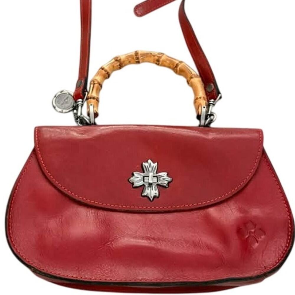 Patricia Nash Sinceny Satchel and Crossbody with Bamboo Handle